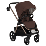 3-in-1 stroller product view 3 Lionelo Carmine 3-in-1 Brown Chocolate