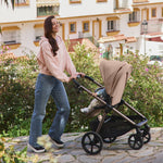 3-in-1 stroller product view 2 Lionelo Carmine 3-in-1 Grey Stone