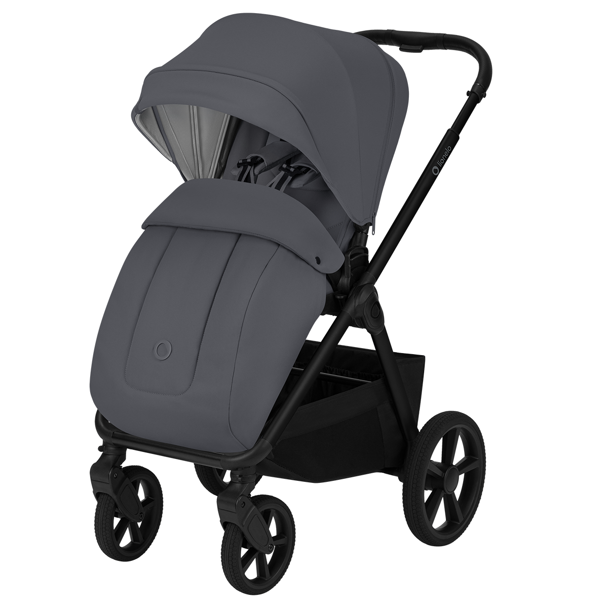 3-in-1 stroller product view 7 Lionelo Carmine 3-in-1 Grey Stone