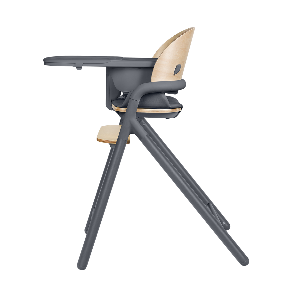 high chair product view 4 Lionelo Celia Grey Wood