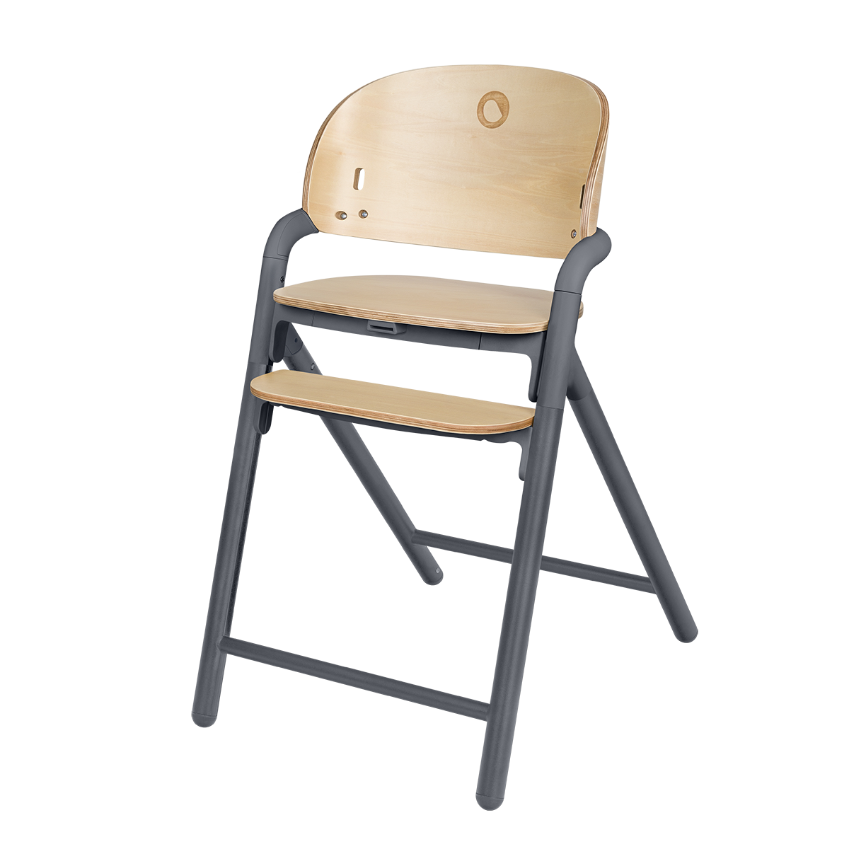 high chair product view 6 Lionelo Celia Grey Wood