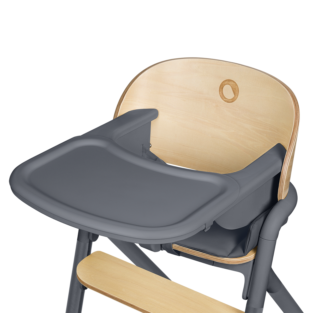 high chair product view 8 Lionelo Celia Grey Wood