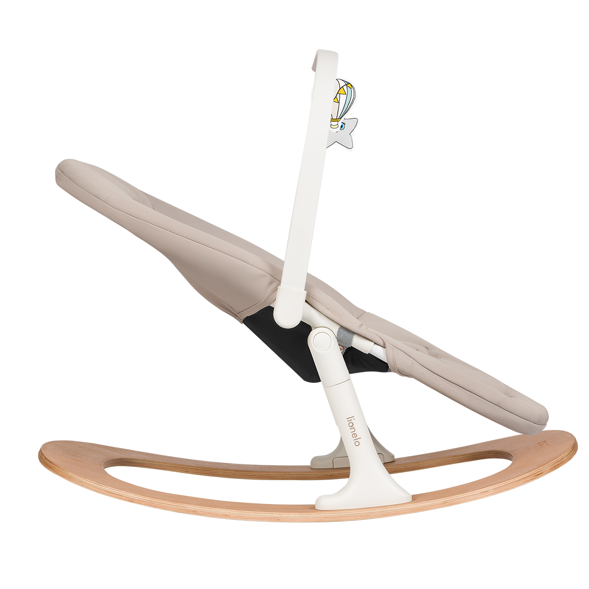 baby bouncer or rocker product view 4 Lionelo Celia Rocker Natural Wood