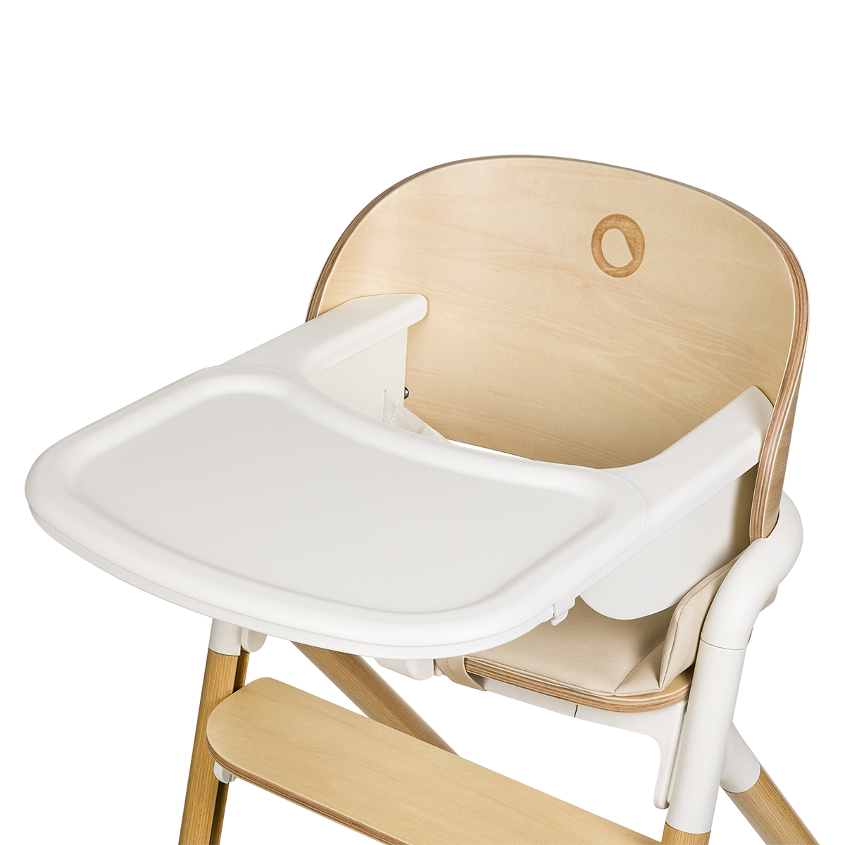 high chair product view 8 Lionelo Celia White Natural Wood