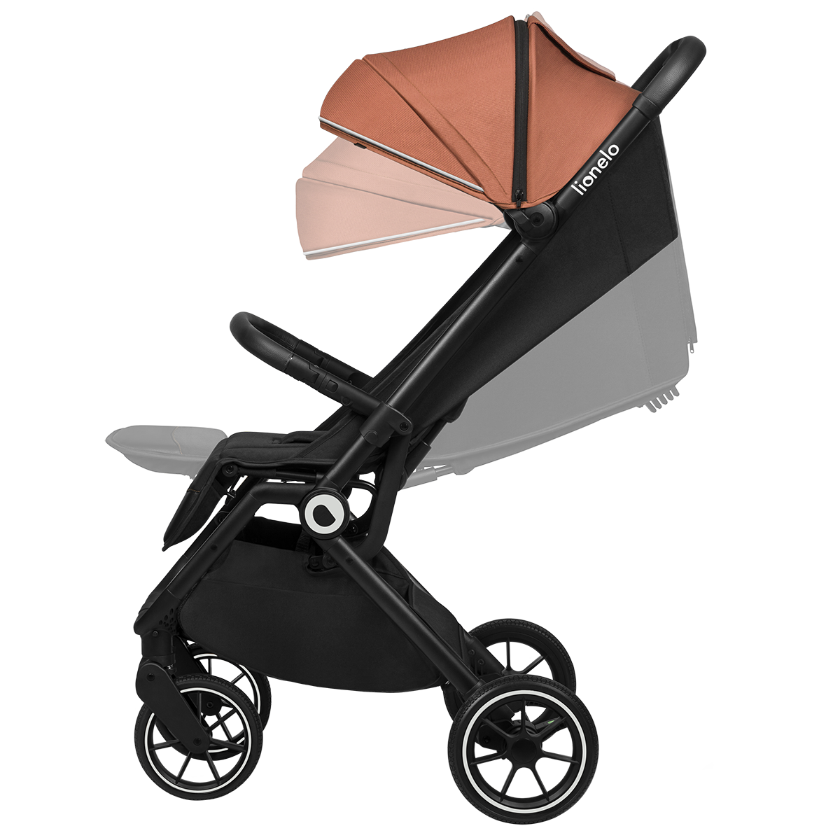 baby stroller product view 2 Lionelo Cloe Brown Rust