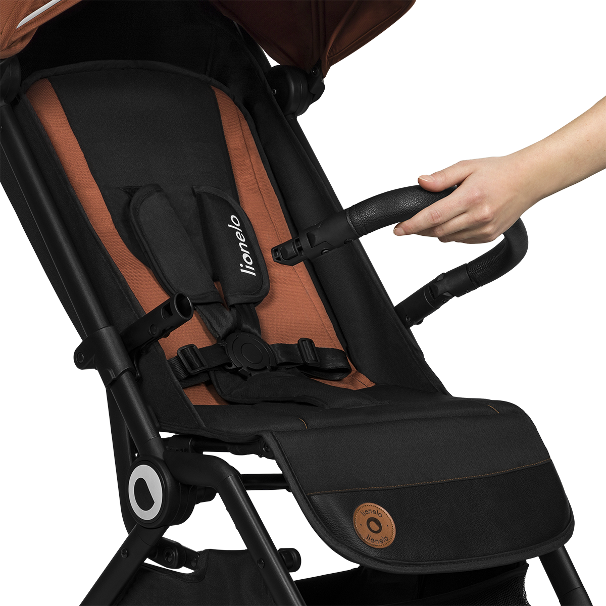baby stroller product view 4 Lionelo Cloe Brown Rust