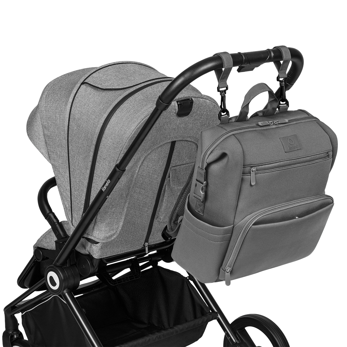 stroller travel bag product view 5 Lionelo Cube Grey Stone