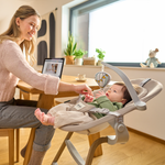 high chair product view 2 Lionelo Dalia Set Grey Stone Natural
