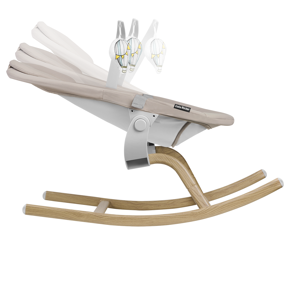 high chair product view 7 Lionelo Dalia Set Grey Stone Natural