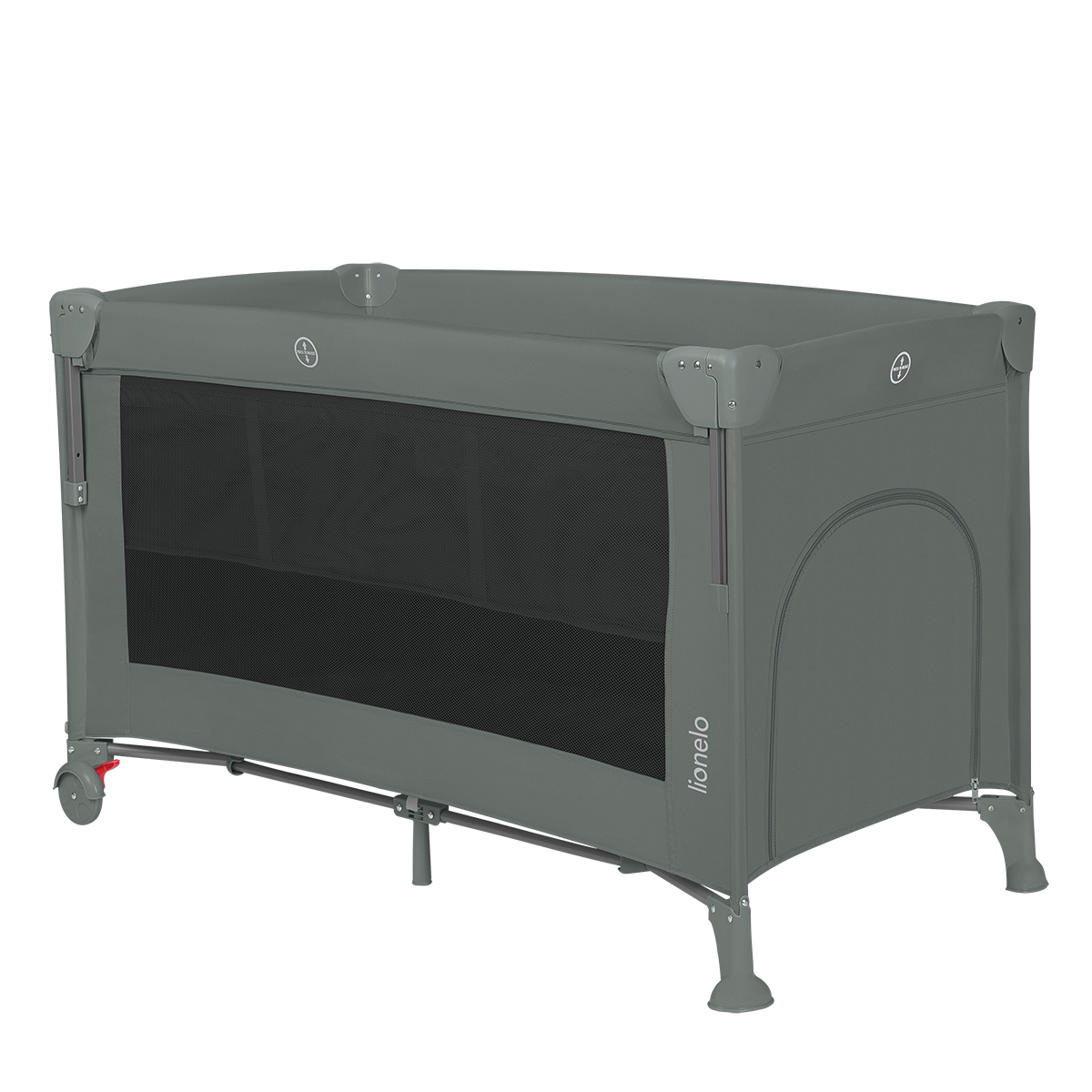 bedside crib Lionelo Ellen Green Sage