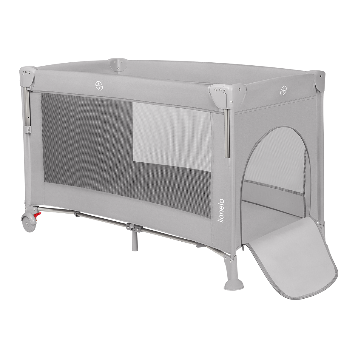bedside crib product view 2 Lionelo Ellen Grey Concrete