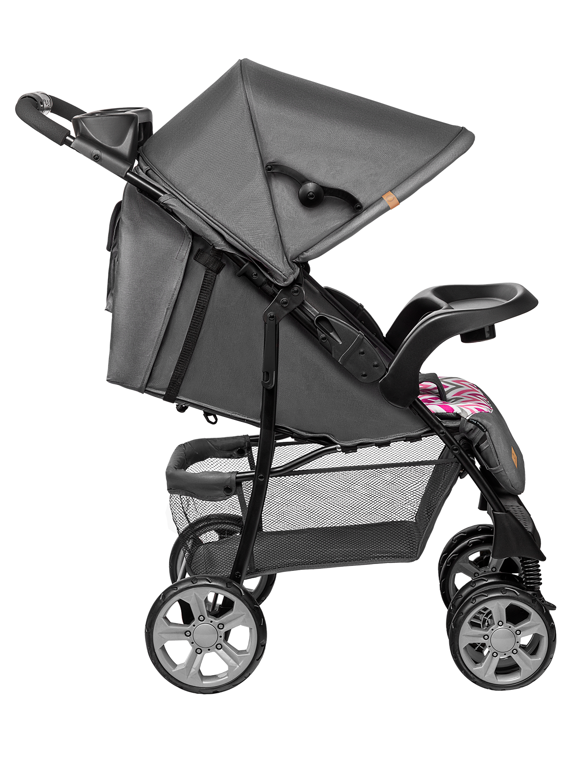 baby stroller product view 5 Lionelo Emma Plus Pink Scandi