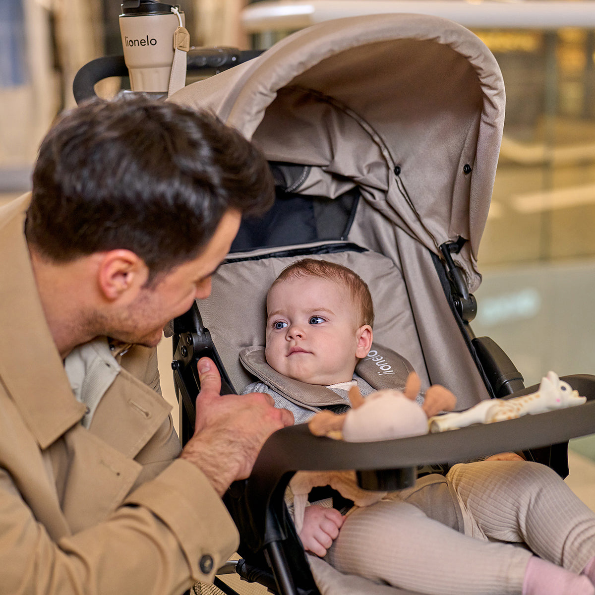 baby stroller product view 2 Lionelo Emma Plus Stone