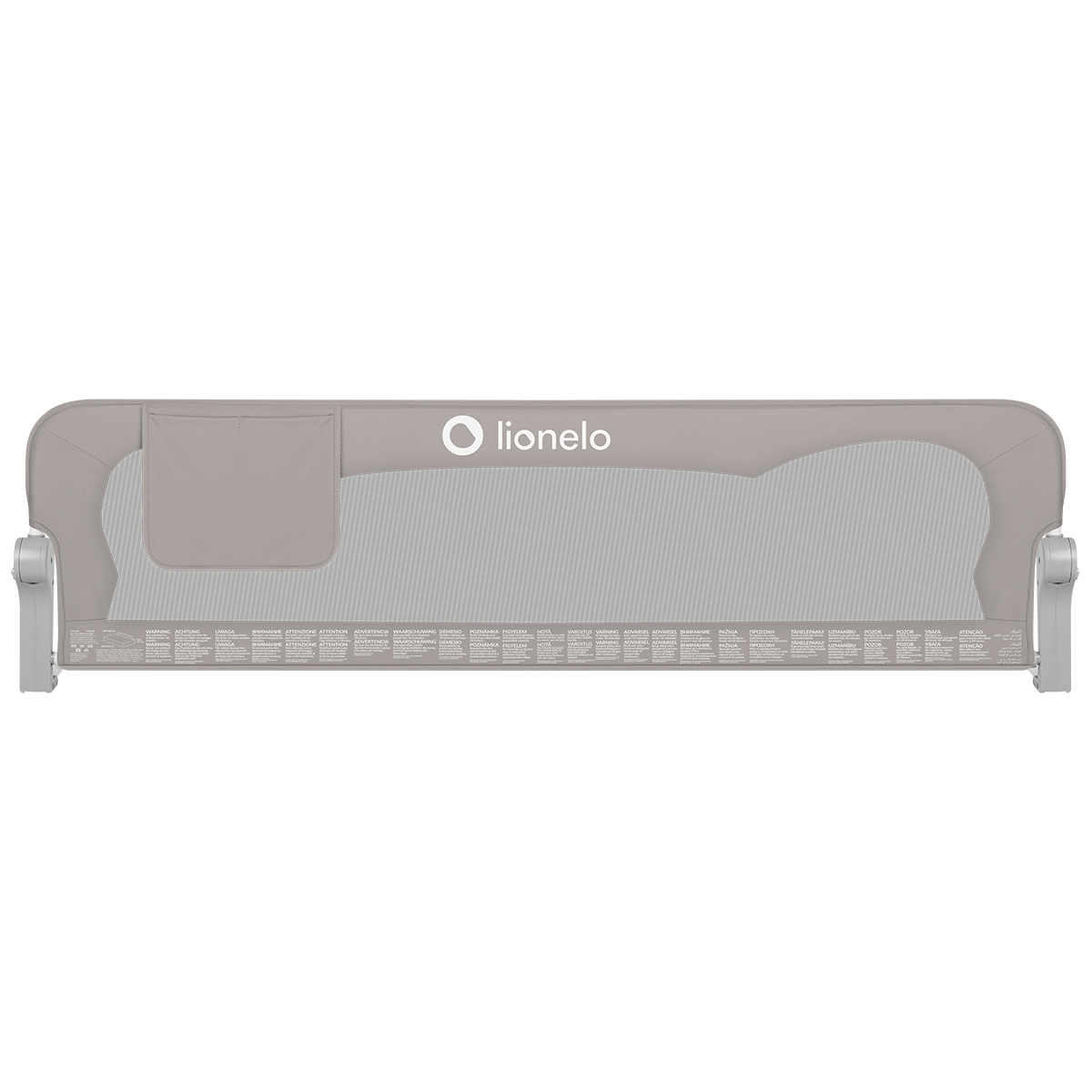 bed safety rail product view 2 Lionelo Eva Grey Melange