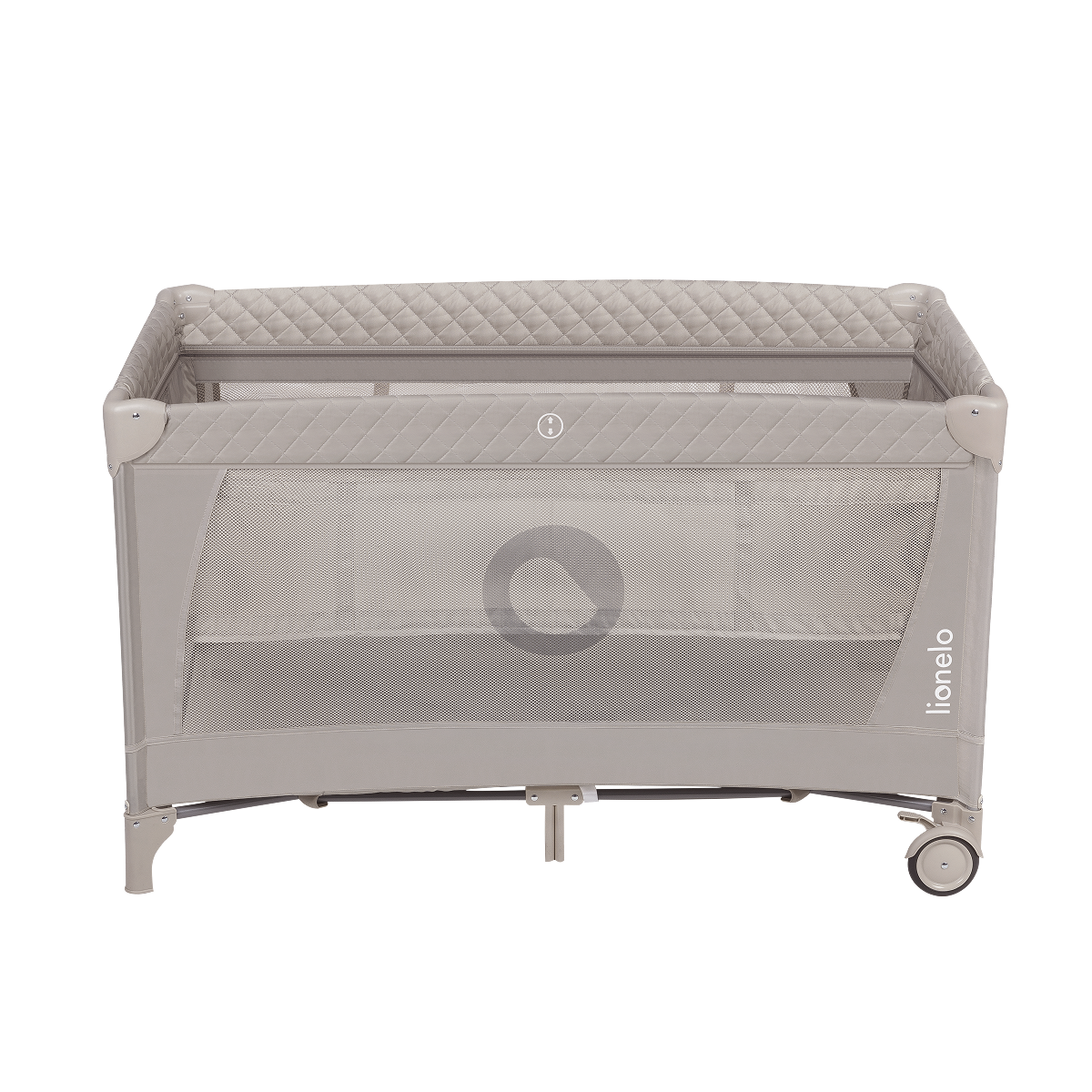 travel cot Lionelo Flower Cappuccino
