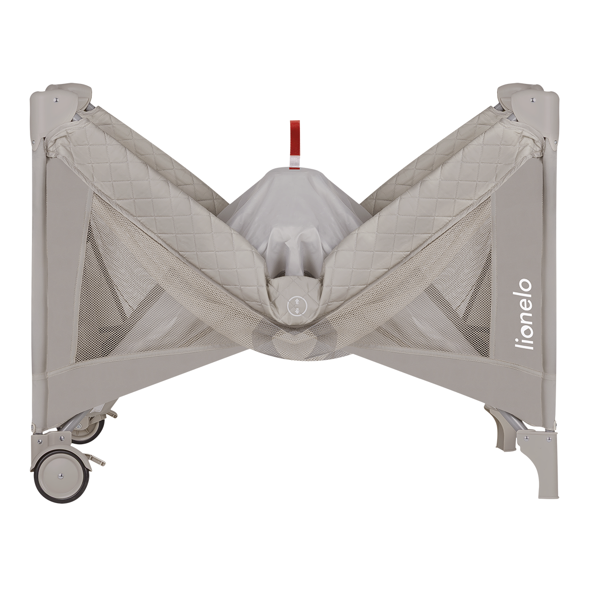 travel cot product view 7 Lionelo Flower Cappuccino