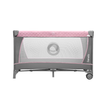travel cot product view 4 Lionelo Flower Flamingo