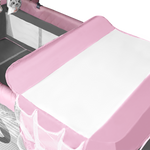 travel cot product view 5 Lionelo Flower Flamingo