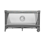 travel cot Lionelo Flower Grey Scandi