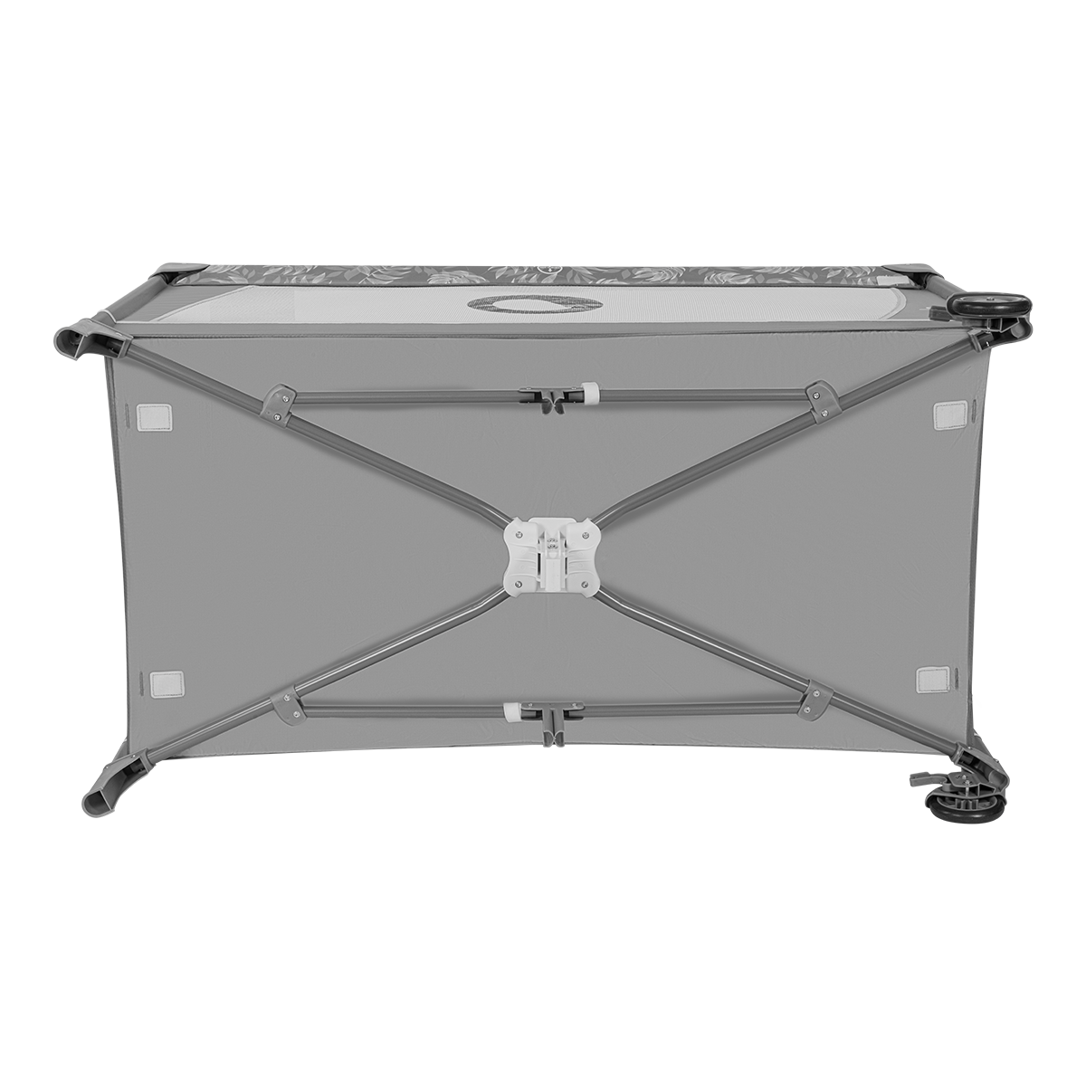 travel cot product view 6 Lionelo Flower Grey Stone