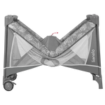 travel cot product view 7 Lionelo Flower Grey Stone