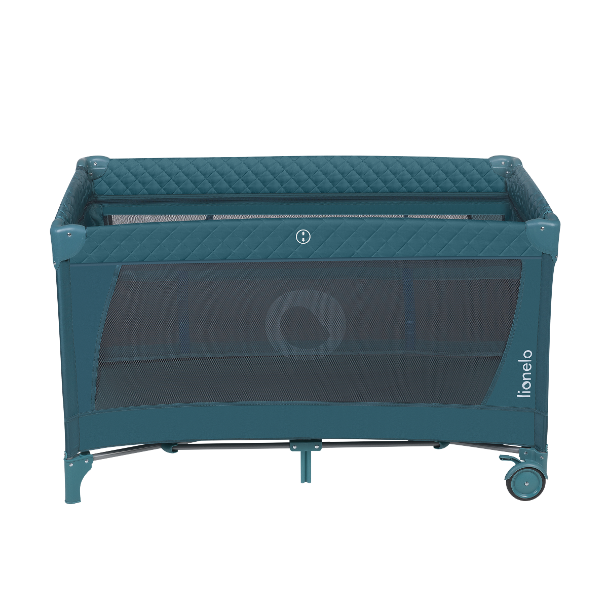 travel cot Lionelo Flower Turquoise