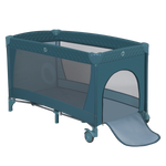 travel cot product view 3 Lionelo Flower Turquoise