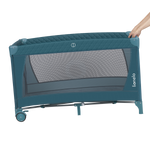 travel cot product view 5 Lionelo Flower Turquoise