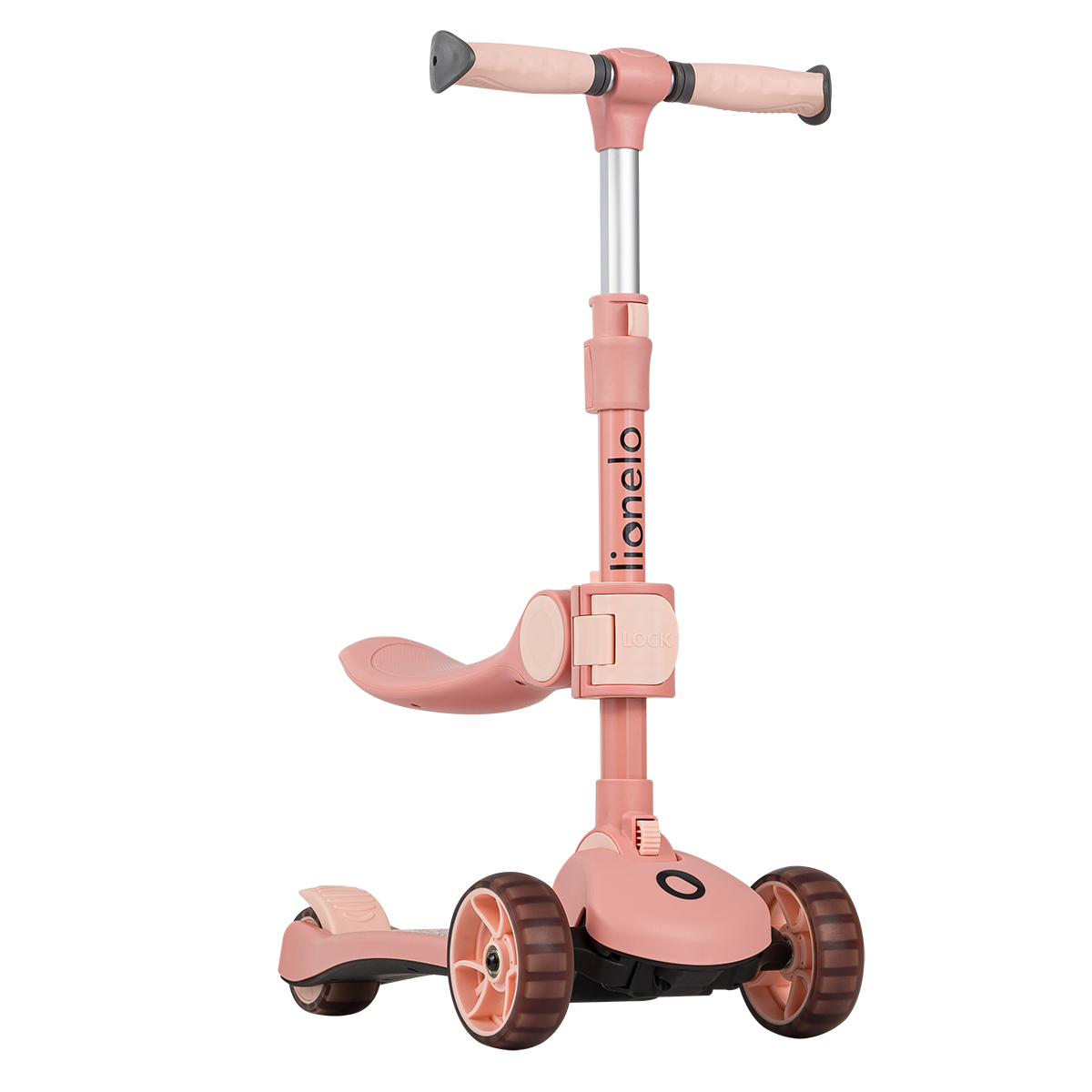 children's scooter product view 6 Lionelo Franky Pink Rose