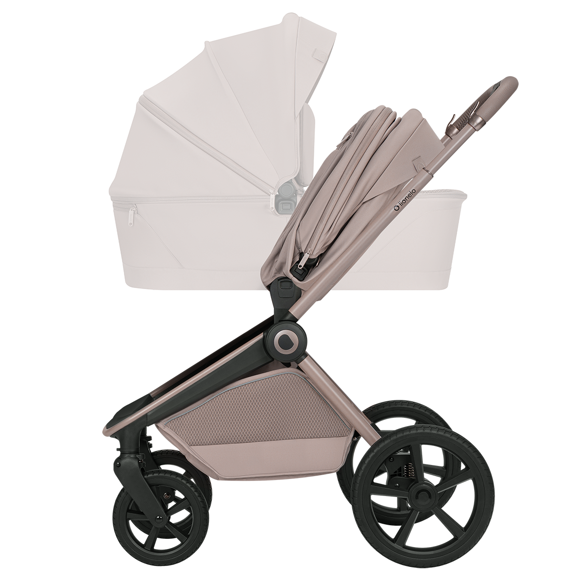2-in-1 stroller product view 8 Lionelo Freya 2-in-1 Beige Sand