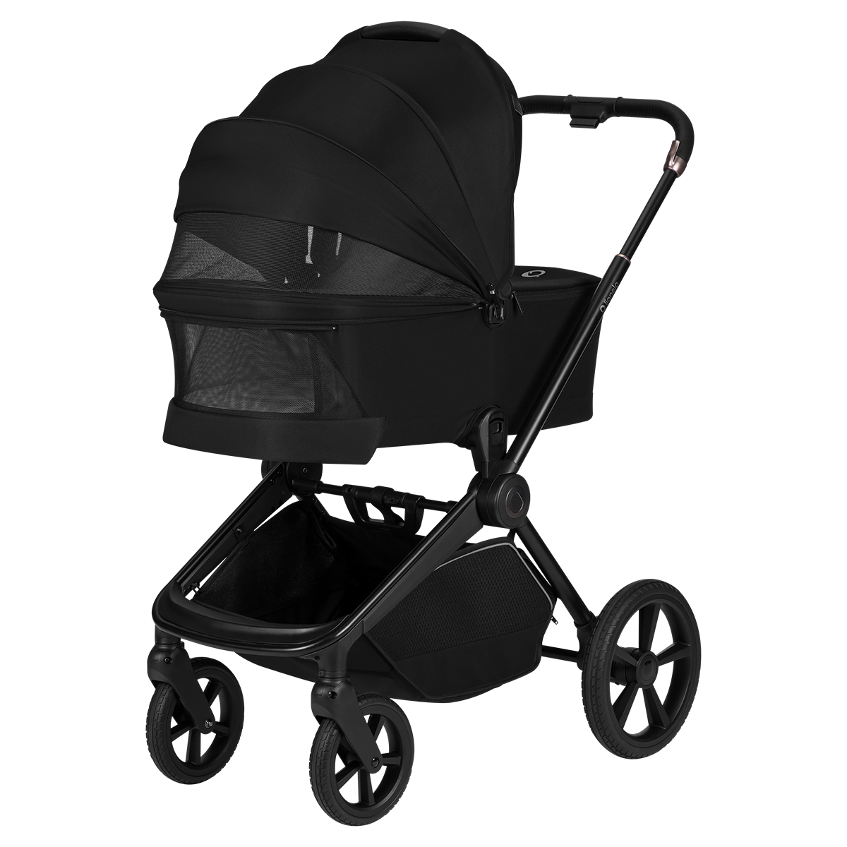 2-in-1 stroller product view 6 Lionelo Freya 2-in-1 Black Onyx