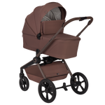 2-in-1 stroller with carrycot and stroller seat Lionelo Freya 2-in-1 Brown Chocolate