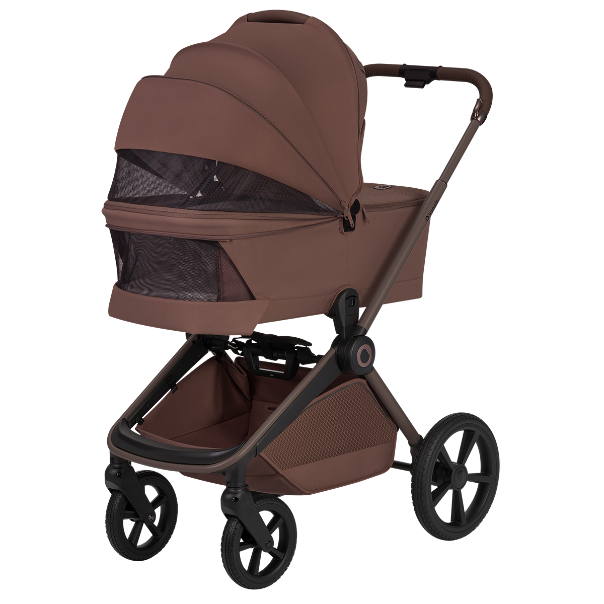 2-in-1 stroller product view 6 Lionelo Freya 2-in-1 Brown Chocolate