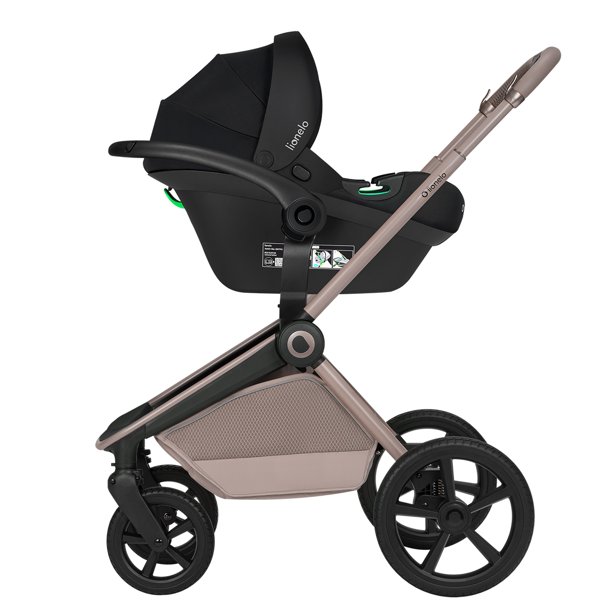 3-in-1 stroller product view 6 Lionelo Freya 3-in-1 Beige Sand