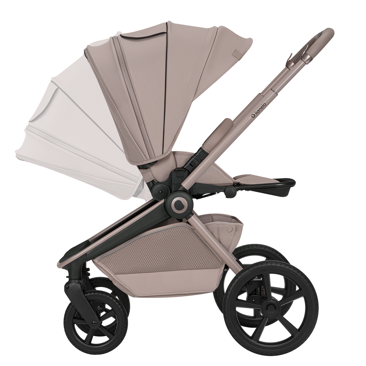 3-in-1 stroller product view 8 Lionelo Freya 3-in-1 Beige Sand