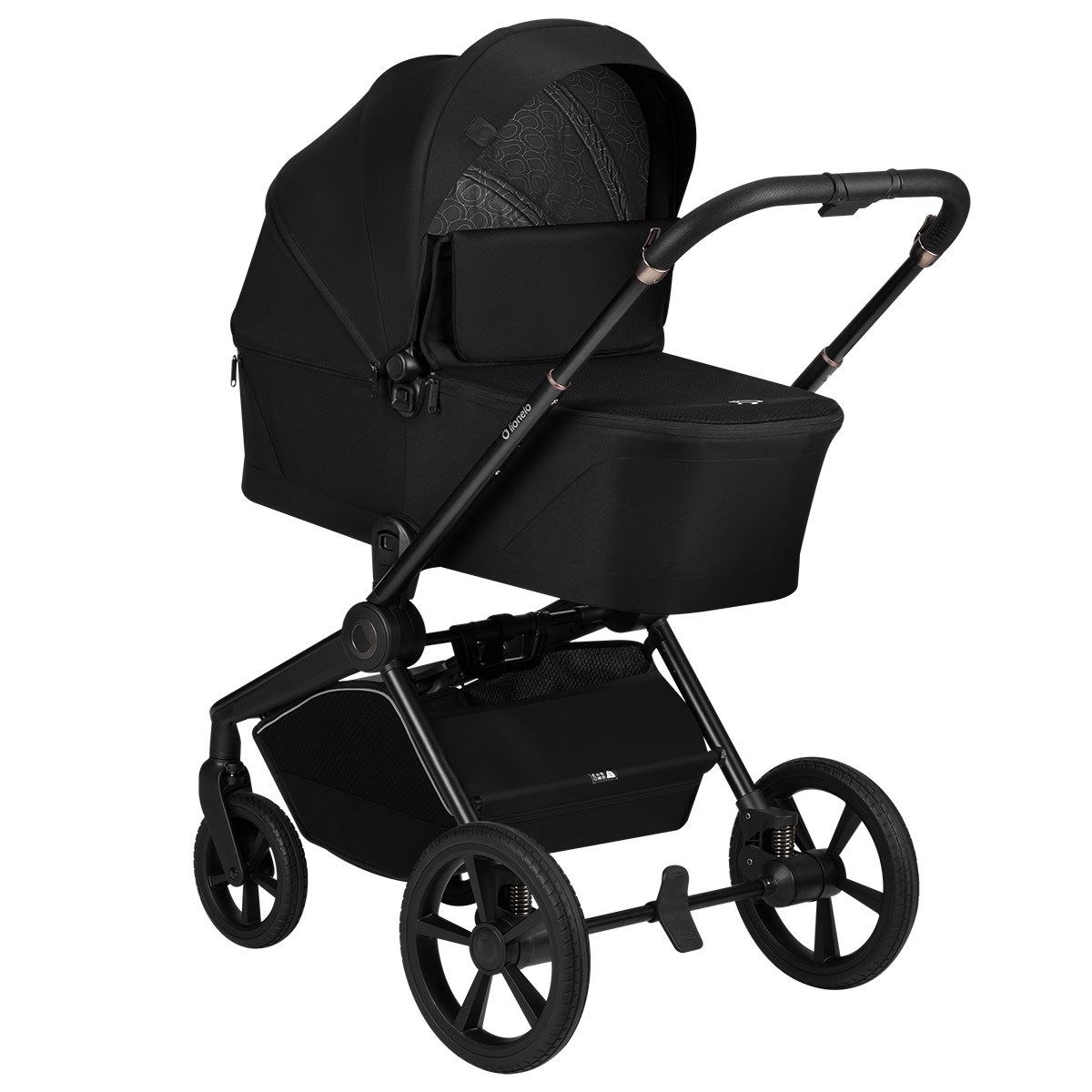 3-in-1 stroller product view 5 Lionelo Freya 3-in-1 Black Onyx