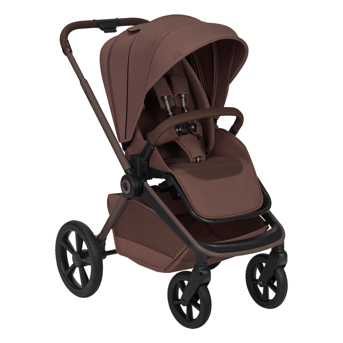 3-in-1 stroller product view 4 Lionelo Freya 3-in-1 Brown Chocolate