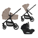 3-in-1 stroller with carrycot, stroller seat and car seat Lionelo Greet 3-in-1 Beige Taupe