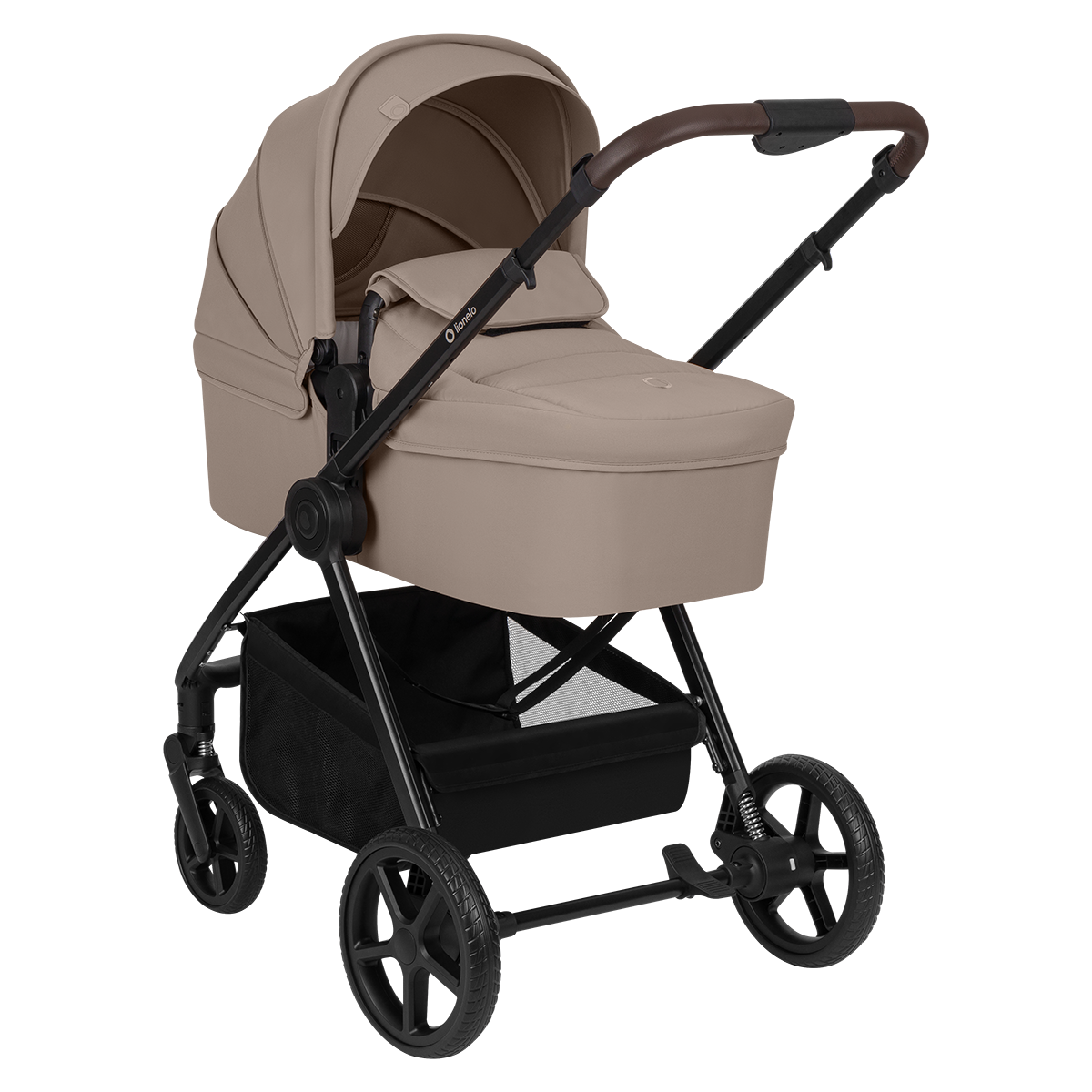 3-in-1 stroller product view 3 Lionelo Greet 3-in-1 Beige Taupe