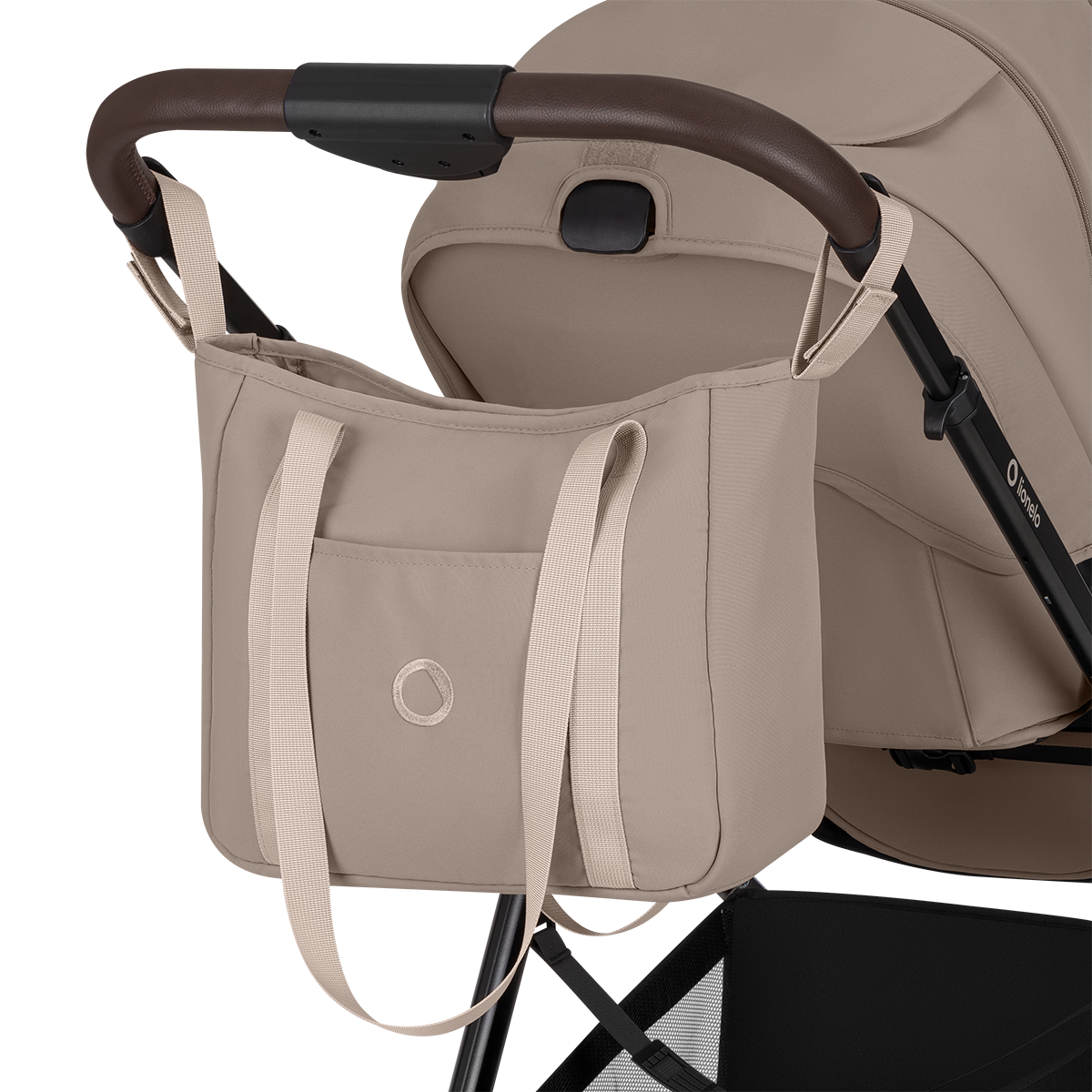 3-in-1 stroller product view 6 Lionelo Greet 3-in-1 Beige Taupe