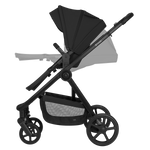 3-in-1 stroller product view 5 Lionelo Greet 3-in-1 Black Onyx