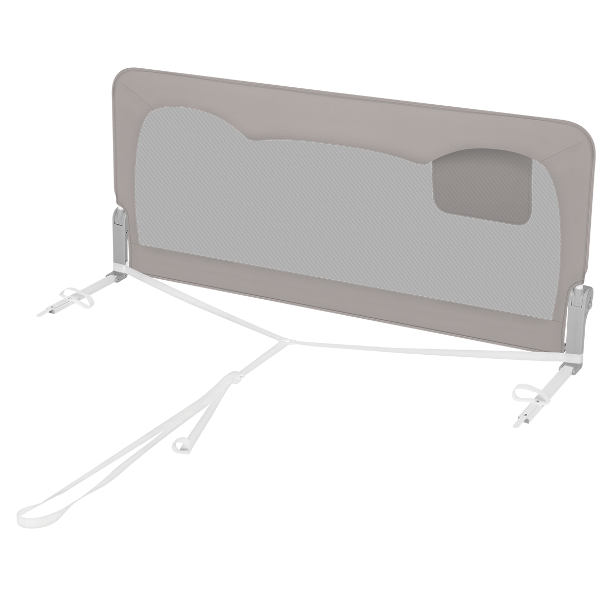 bed safety rail product view 4 Lionelo Hanna Grey Melange