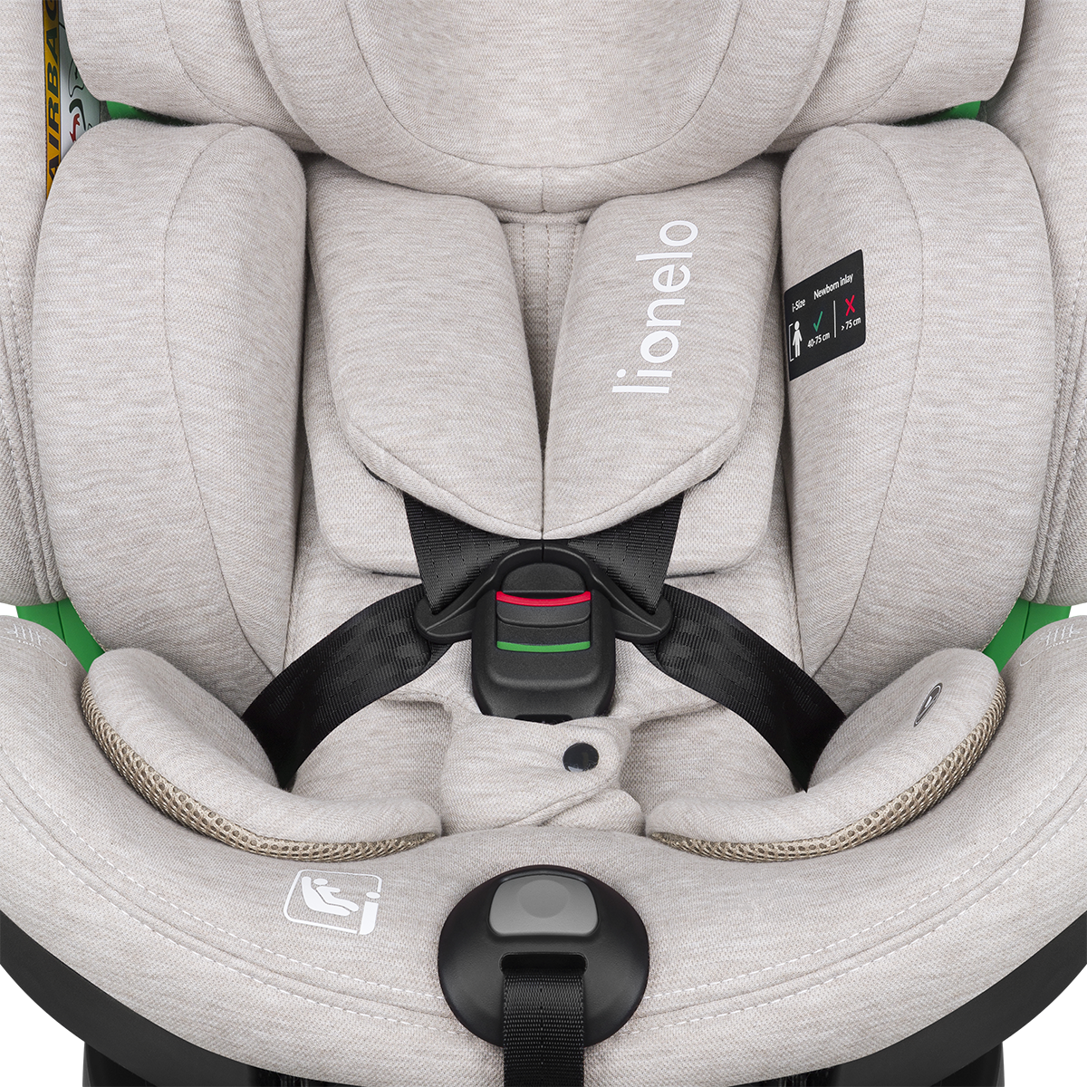 i-Size convertible car seat product view 5 Lionelo Harmony i-Size Beige Sand Bamboo