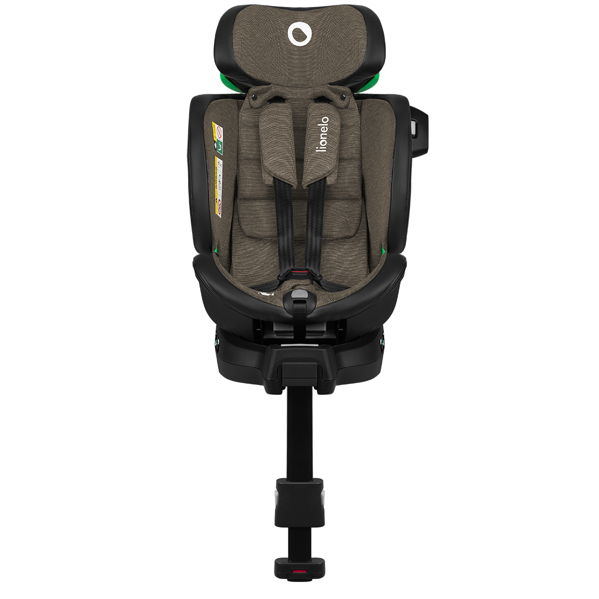 i-Size convertible car seat product view 3 Lionelo Harmony i-Size Green Olive Leather