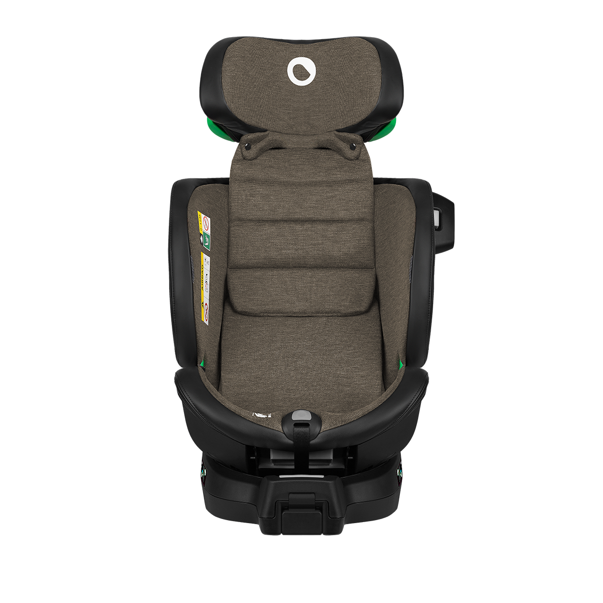 i-Size convertible car seat product view 4 Lionelo Harmony i-Size Green Olive Leather