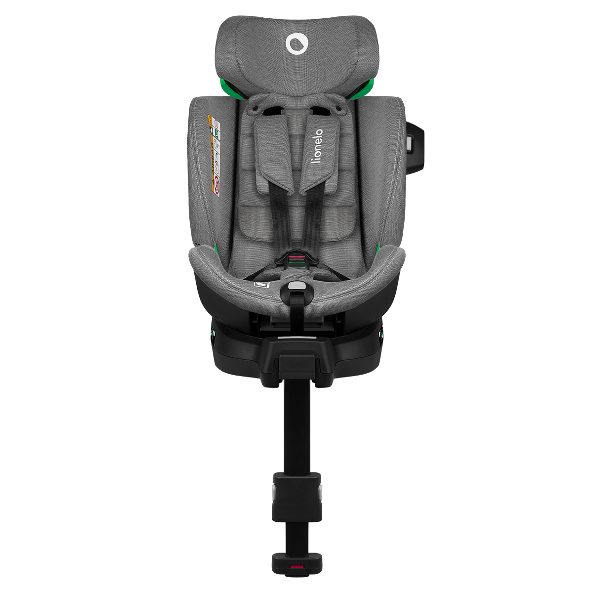 i-Size convertible car seat product view 3 Lionelo Harmony i-Size Grey Concrete Bamboo