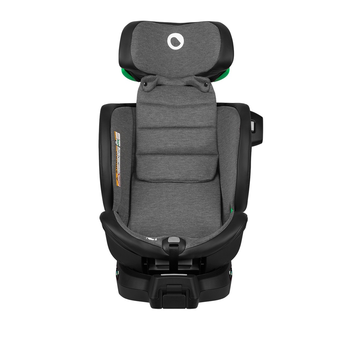 i-Size convertible car seat product view 3 Lionelo Harmony i-Size Grey Graphite Leather