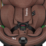 i-Size convertible car seat product view 6 Lionelo Harmony i-Size Red Brick Bamboo