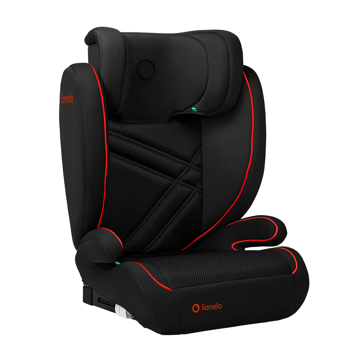 i-Size car seat Lionelo Hugo i-Size Sporty Black Red