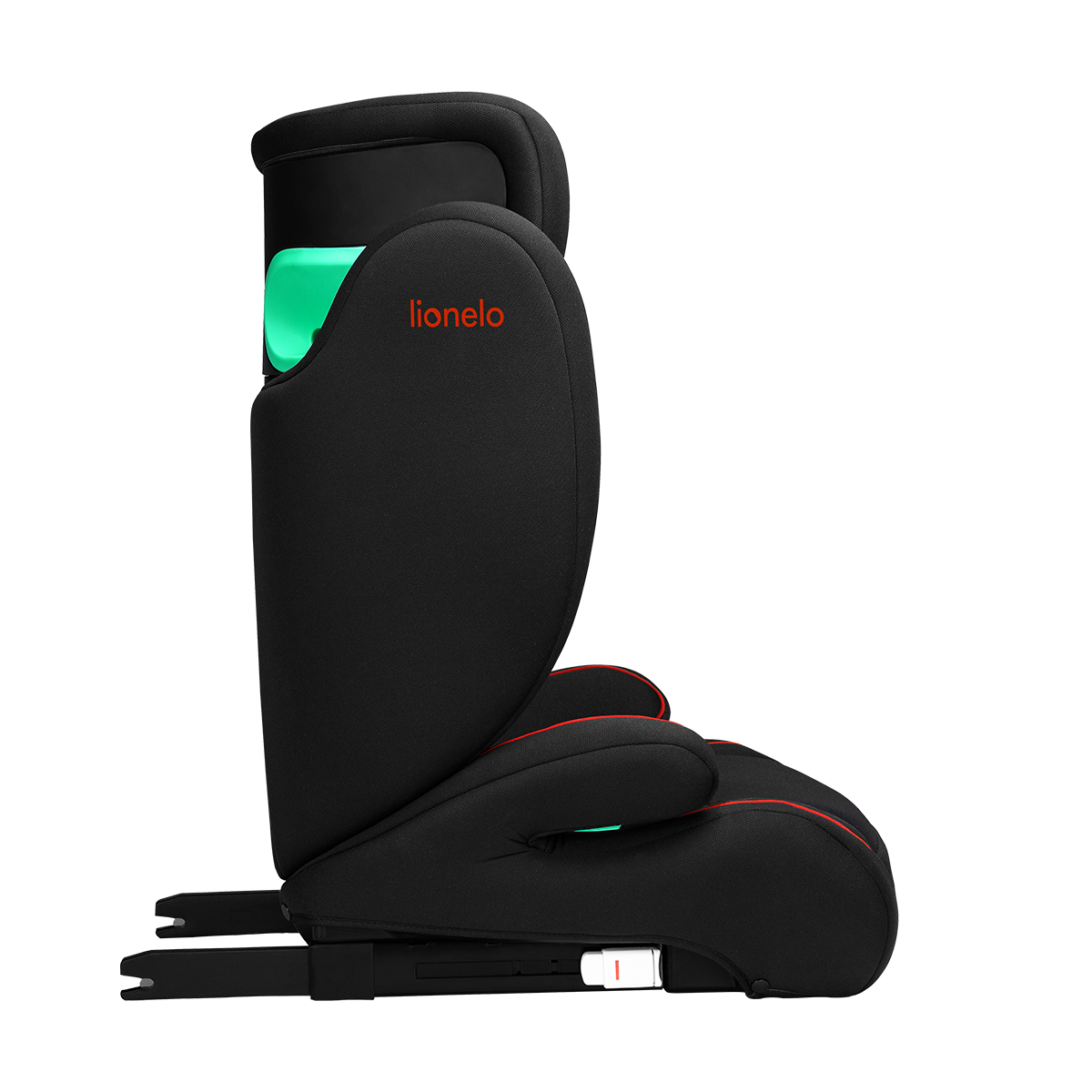 i-Size car seat product view 5 Lionelo Hugo i-Size Sporty Black Red